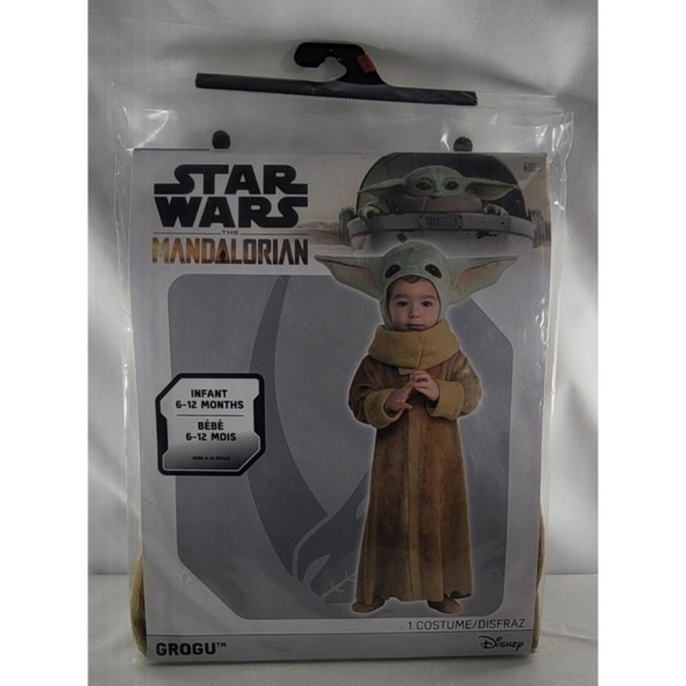 Star Wars Costume Infants 6-12 Months Mandalorian Grogu Baby Yoda Halloween New
